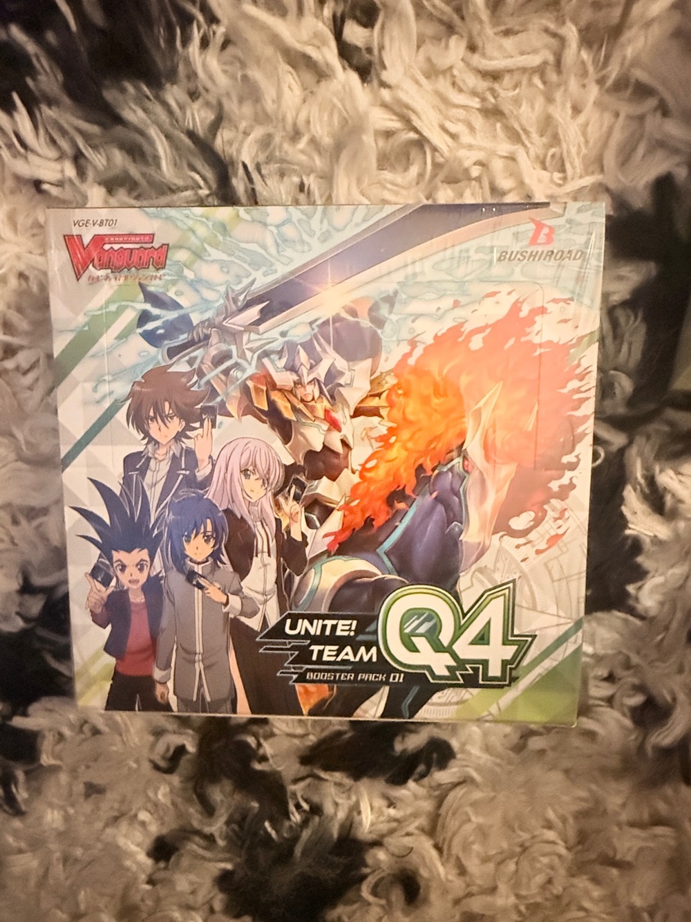 Unite Team Q4 Booster Box 01 Card Fight Vanguard NEW Collectible TCG Games Anime